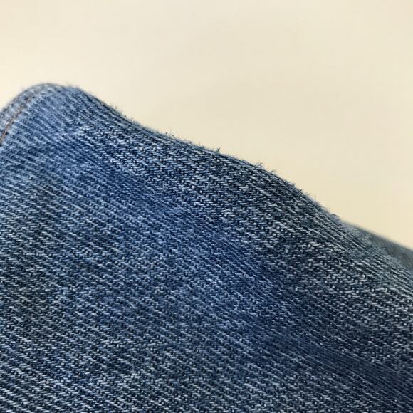 Madewell The Perfect Vintage Crop Jean in Ainsworth Wash Raw Hem Plus Size 36P - Picture 14 of 14